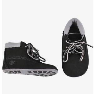 Black Timberlands Infant Booties